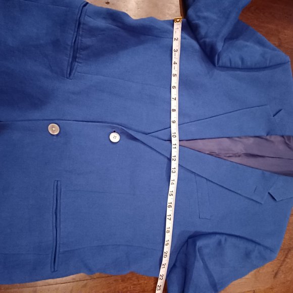 Ralph Lauren / Lord and Taylor Bright Blue Quality Cotton Sport Jacket - Picture 9 of 11